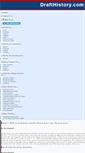 Mobile Screenshot of drafthistory.com